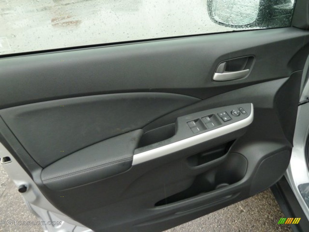 2012 CR-V EX-L 4WD - Alabaster Silver Metallic / Black photo #13