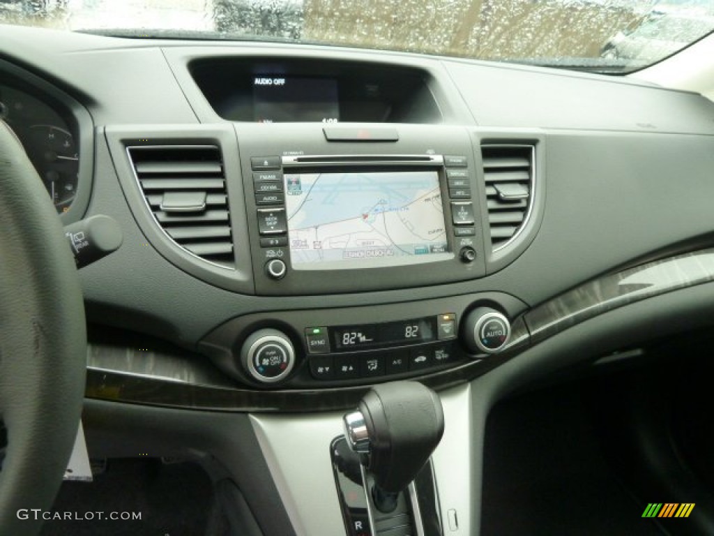 2012 CR-V EX-L 4WD - Alabaster Silver Metallic / Black photo #17