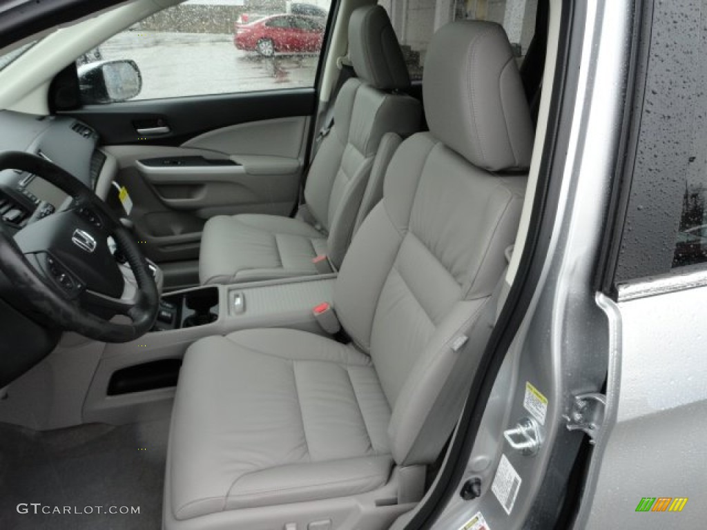 2012 CR-V EX-L 4WD - Alabaster Silver Metallic / Gray photo #10