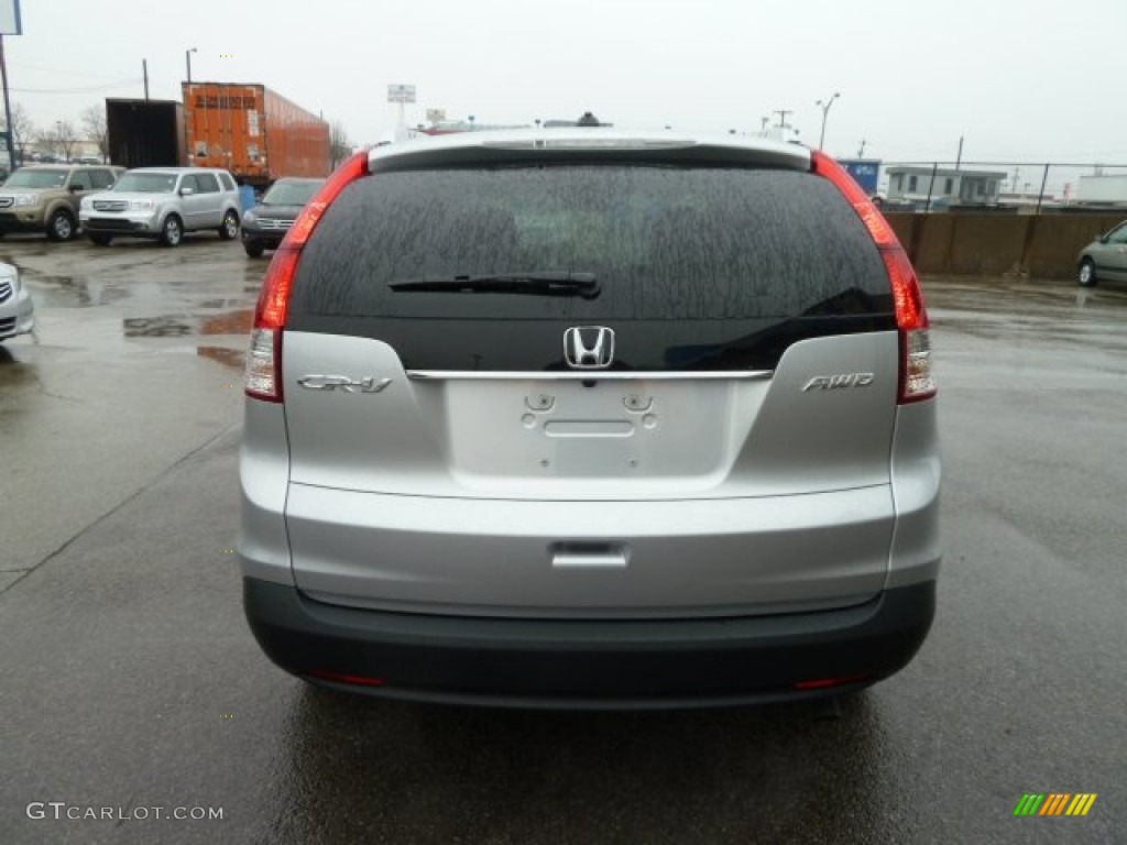 2012 CR-V EX-L 4WD - Alabaster Silver Metallic / Black photo #4