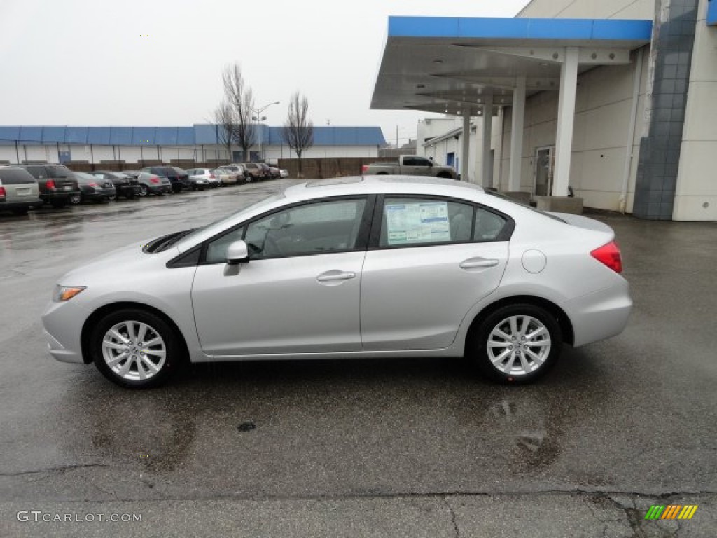 2012 Honda civic alabaster silver