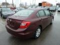 Crimson Pearl - Civic LX Sedan Photo No. 5