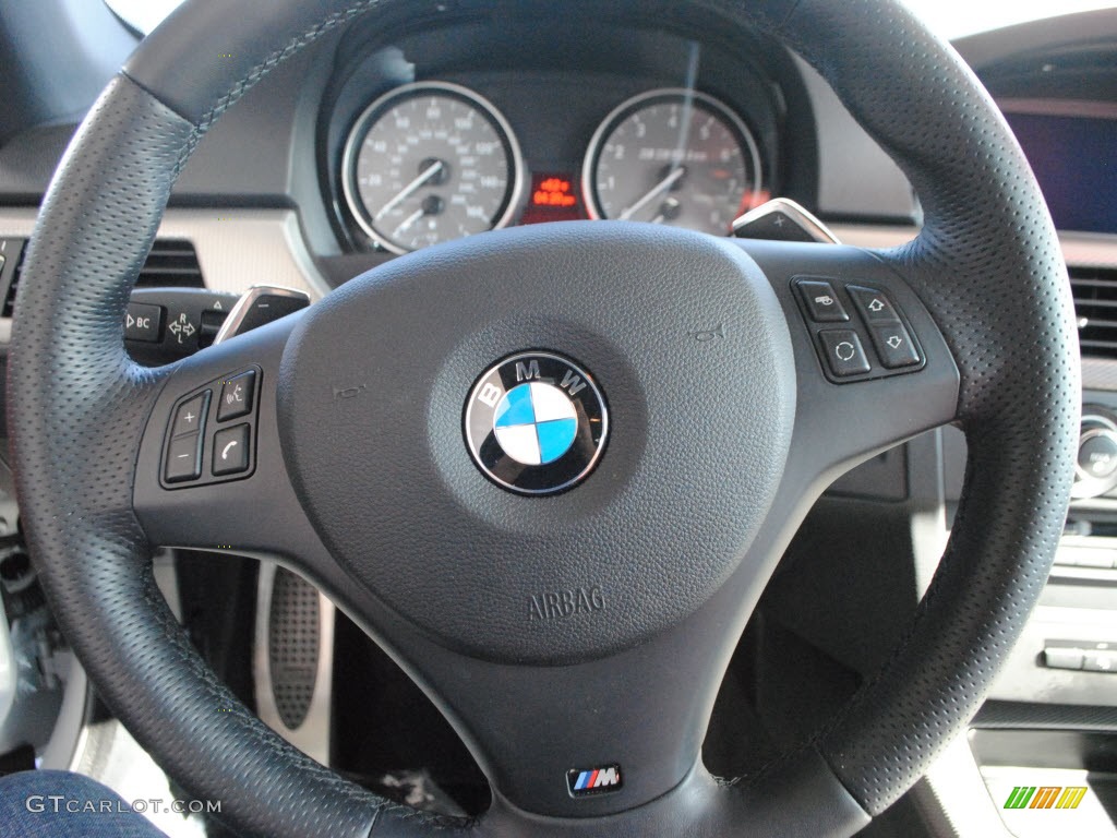 2011 3 Series 335is Coupe - Titanium Silver Metallic / Coral Red/Black Dakota Leather photo #17