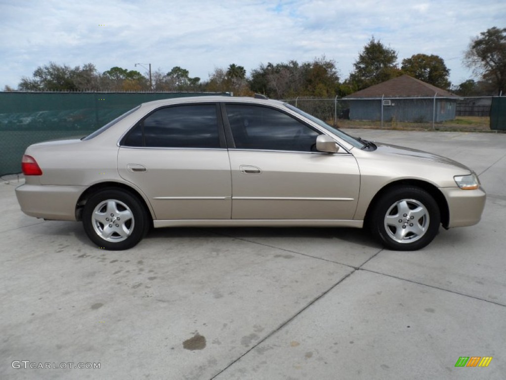 2000 Accord EX V6 Sedan - Naples Gold Metallic / Ivory photo #2