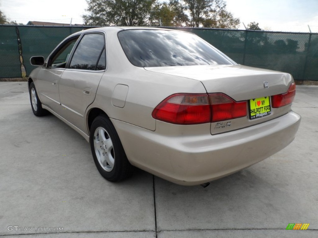 2000 Accord EX V6 Sedan - Naples Gold Metallic / Ivory photo #5