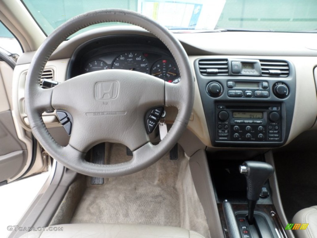 2000 Accord EX V6 Sedan - Naples Gold Metallic / Ivory photo #36