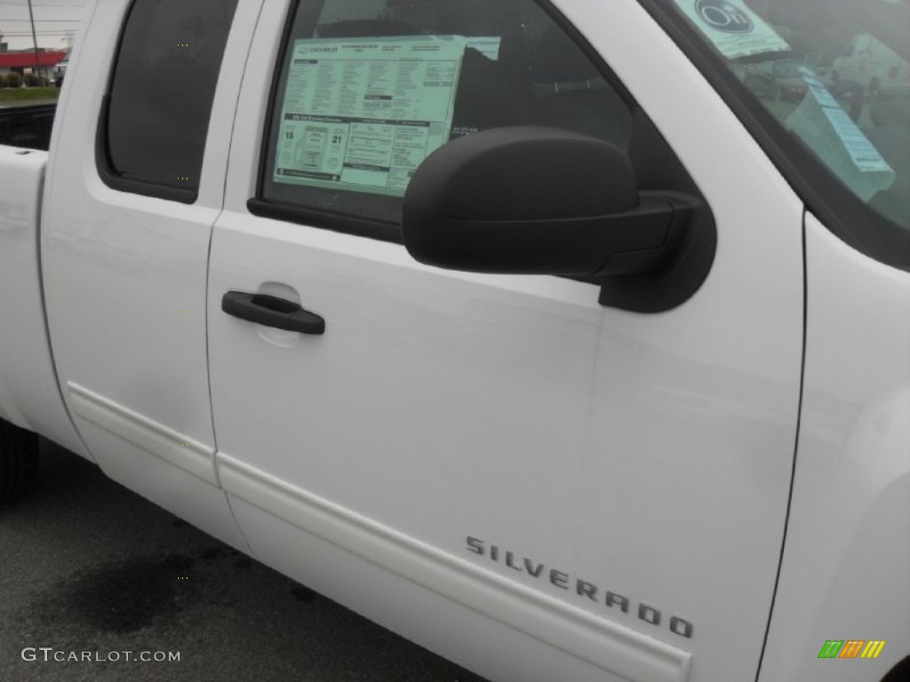 2012 Silverado 1500 LT Extended Cab 4x4 - Summit White / Ebony photo #22