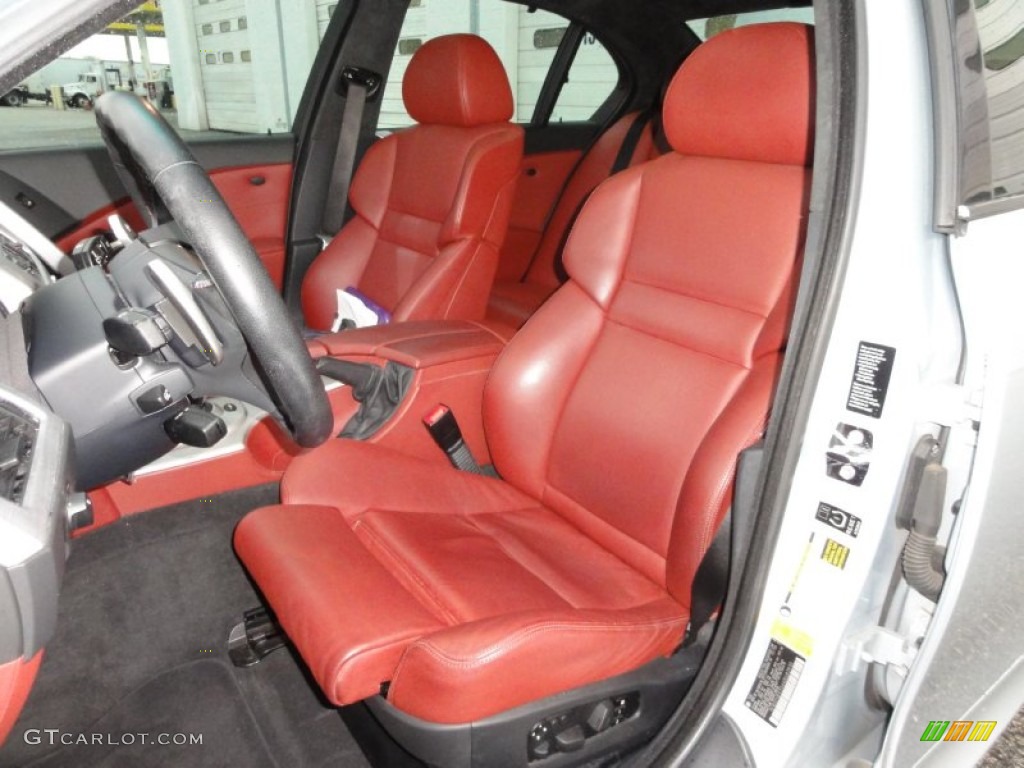 Indianapolis Red Interior 2006 BMW M5 Standard M5 Model Photo #58536644