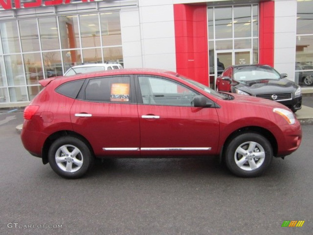 2012 Rogue S Special Edition AWD - Cayenne Red / Gray photo #8