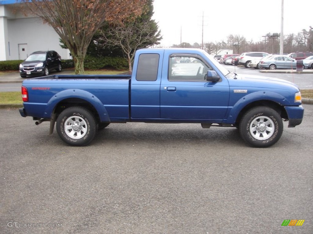 Vista Blue Metallic 2007 Ford Ranger Sport SuperCab Exterior Photo #58537202