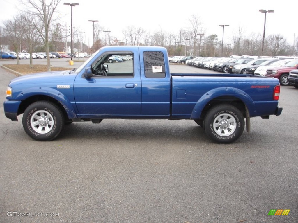 Vista Blue Metallic 2007 Ford Ranger Sport SuperCab Exterior Photo #58537217