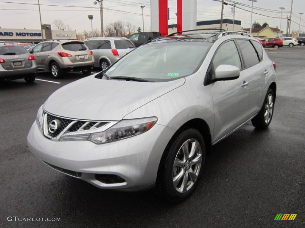 2012 Murano LE Platinum Edition AWD - Brilliant Silver / Black photo #3