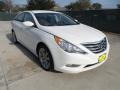 2012 Shimmering White Hyundai Sonata SE  photo #1