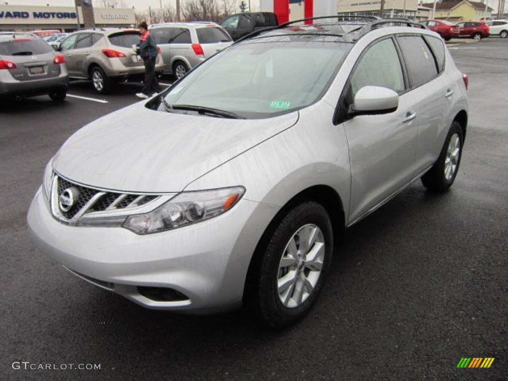 2012 Murano SL AWD - Brilliant Silver / Black photo #3