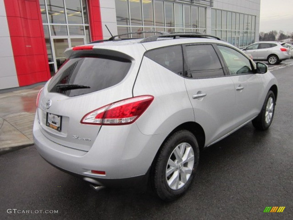 2012 Murano SL AWD - Brilliant Silver / Black photo #7