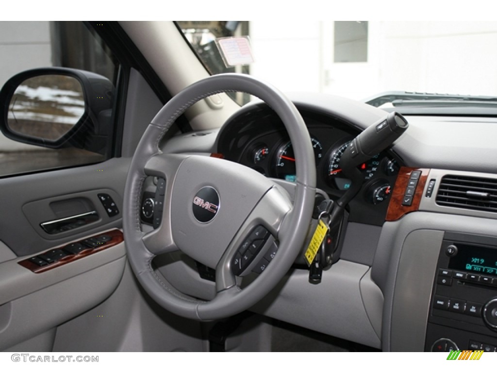 2010 Sierra 1500 SLT Crew Cab 4x4 - Storm Gray Metallic / Dark Titanium/Light Titanium photo #15