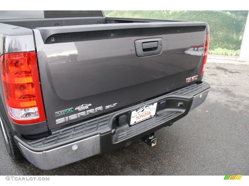 2010 Sierra 1500 SLT Crew Cab 4x4 - Storm Gray Metallic / Dark Titanium/Light Titanium photo #19