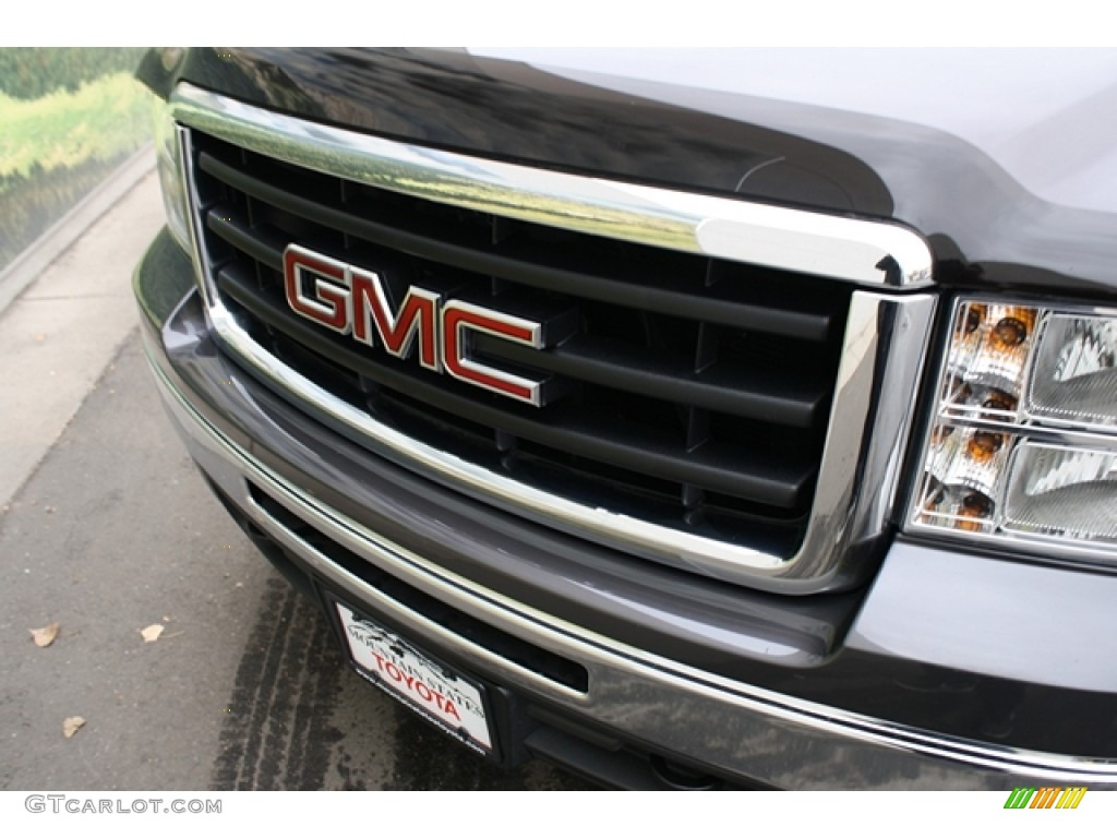 2010 Sierra 1500 SLT Crew Cab 4x4 - Storm Gray Metallic / Dark Titanium/Light Titanium photo #22