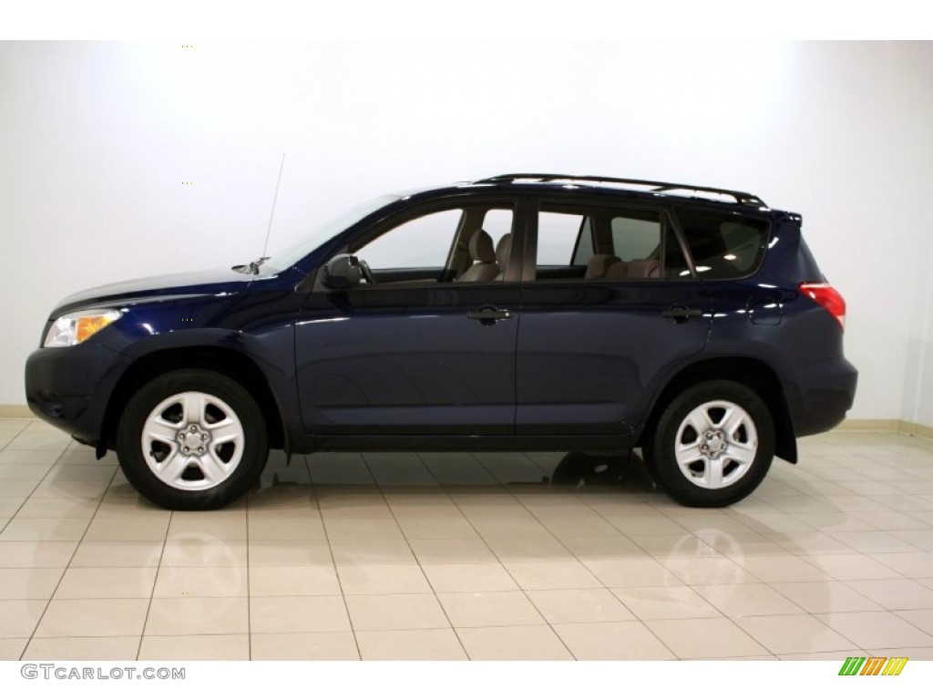 2007 RAV4 4WD - Nautical Blue Metallic / Taupe photo #4