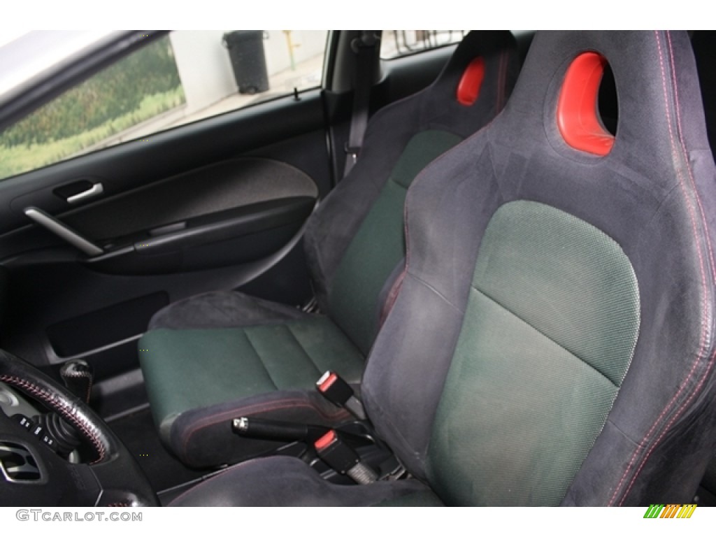 Black Interior 2003 Honda Civic Si Hatchback Photo #58540109