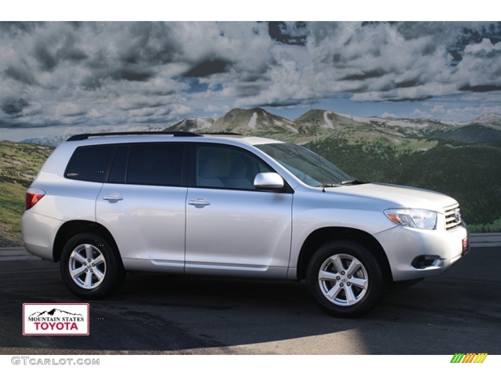2010 Highlander V6 4WD - Classic Silver Metallic / Ash photo #1
