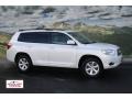 2009 Blizzard White Pearl Toyota Highlander V6 4WD  photo #1
