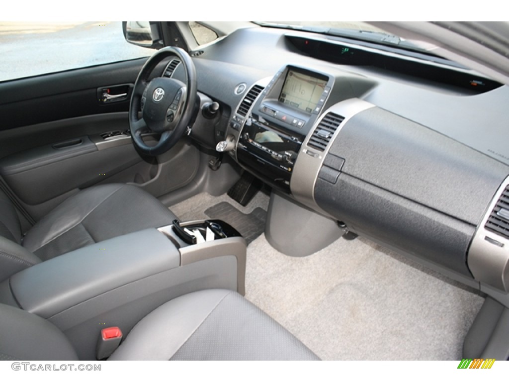 2008 Toyota Prius Hybrid Touring Gray Dashboard Photo #58541720