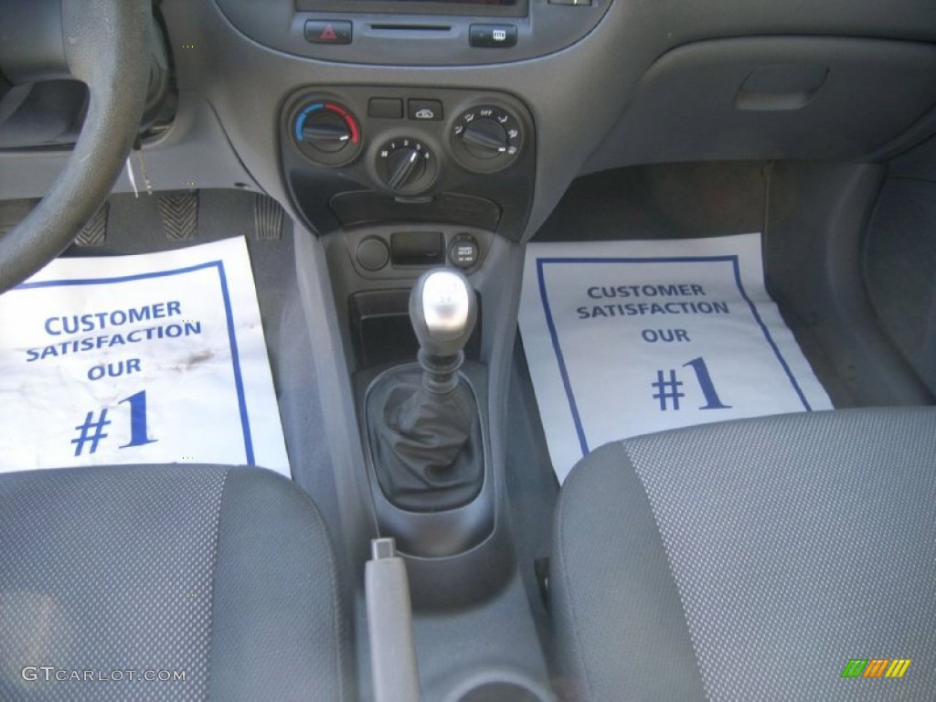 2008 Rio LX Sedan - White / Gray photo #15