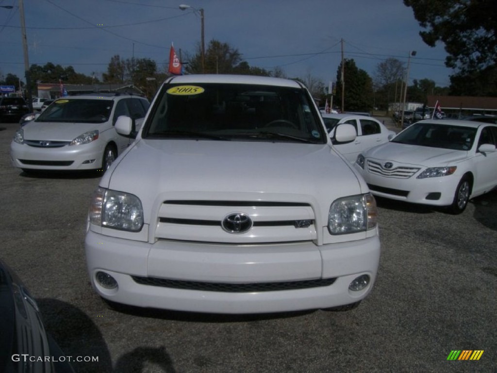 2005 Tundra Limited Double Cab - Natural White / Taupe photo #2