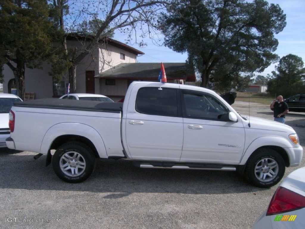 2005 Tundra Limited Double Cab - Natural White / Taupe photo #4