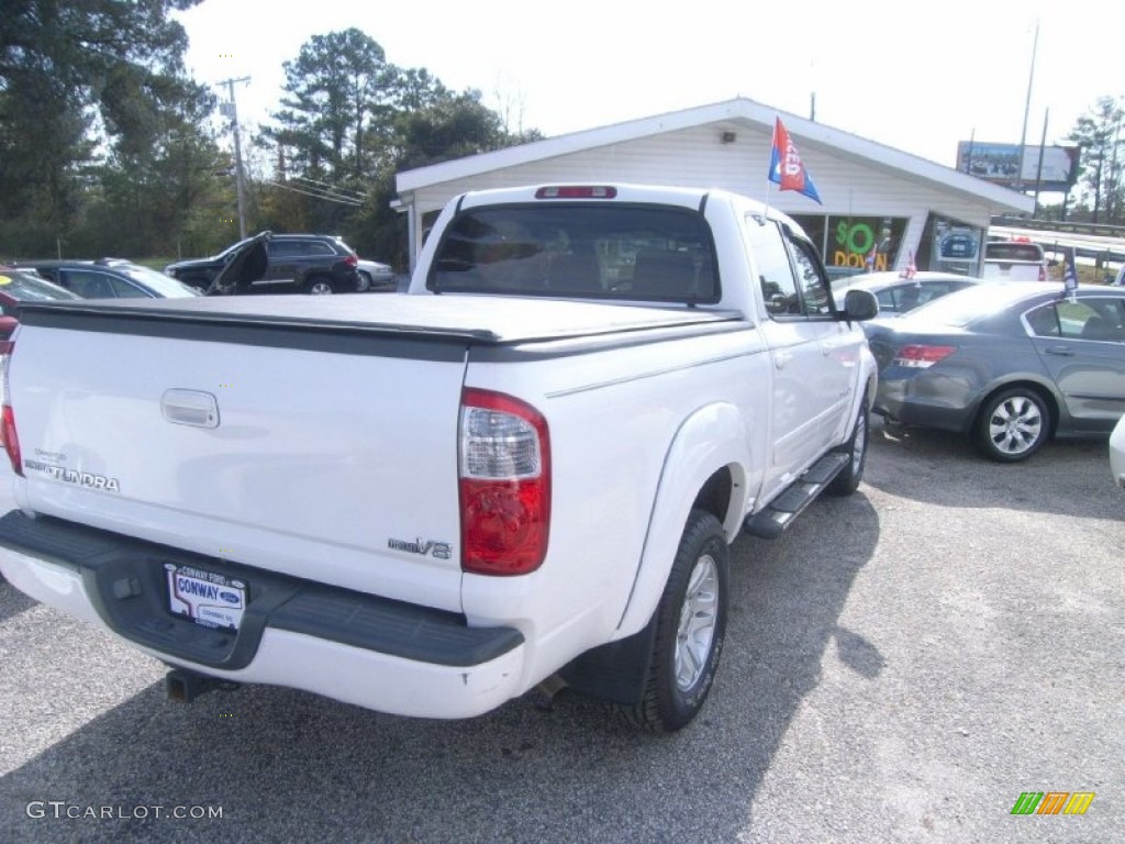 2005 Tundra Limited Double Cab - Natural White / Taupe photo #5