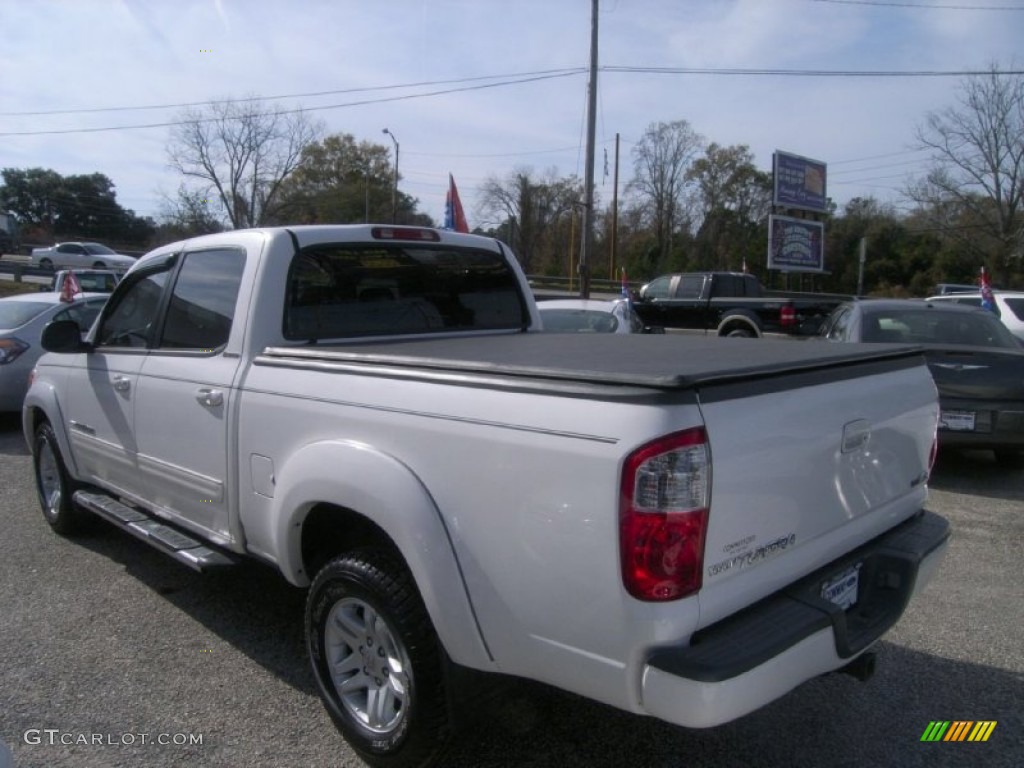 2005 Tundra Limited Double Cab - Natural White / Taupe photo #7