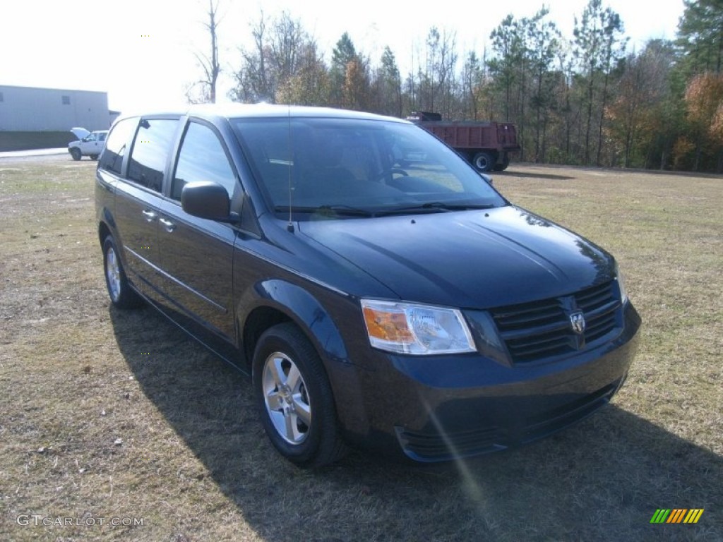 2009 Grand Caravan SE - Modern Blue Pearl / Dark Slate Gray/Light Shale photo #3
