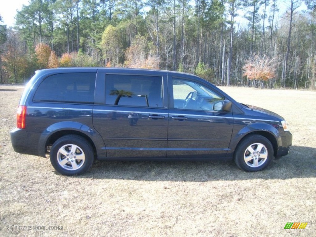 2009 Grand Caravan SE - Modern Blue Pearl / Dark Slate Gray/Light Shale photo #4