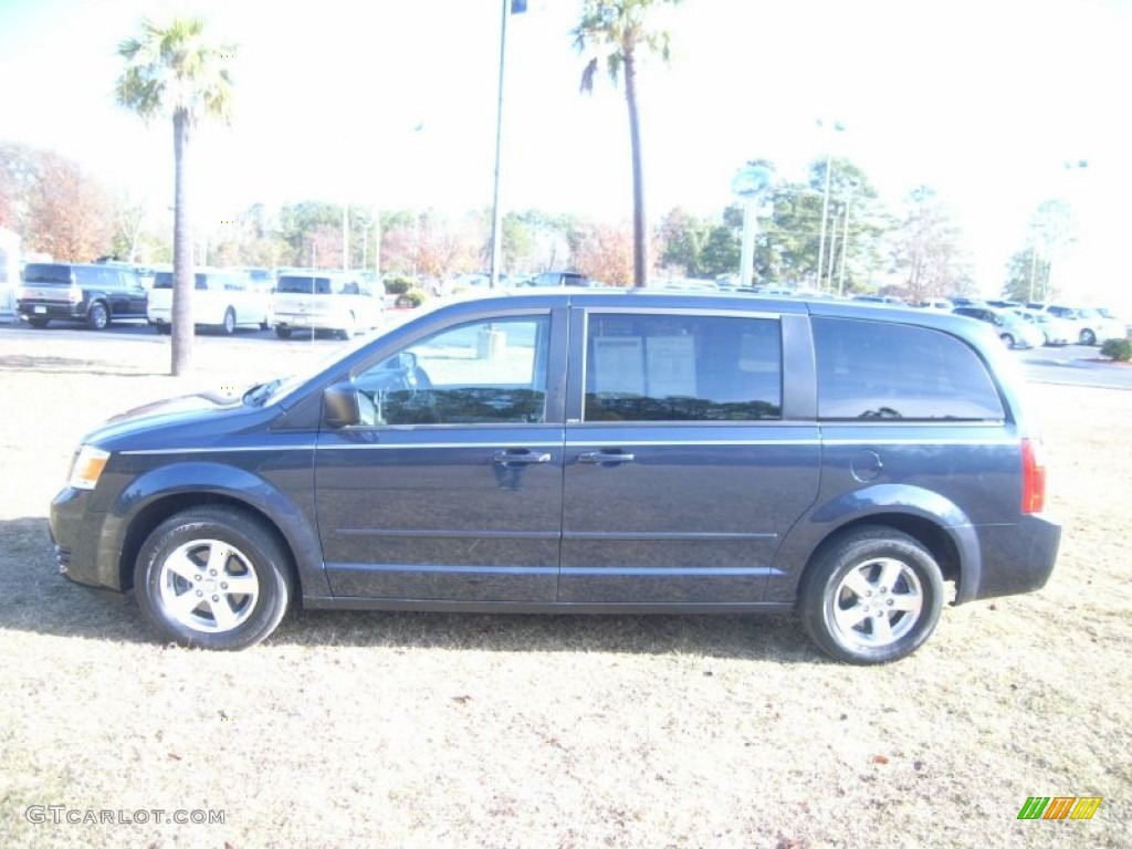2009 Grand Caravan SE - Modern Blue Pearl / Dark Slate Gray/Light Shale photo #8
