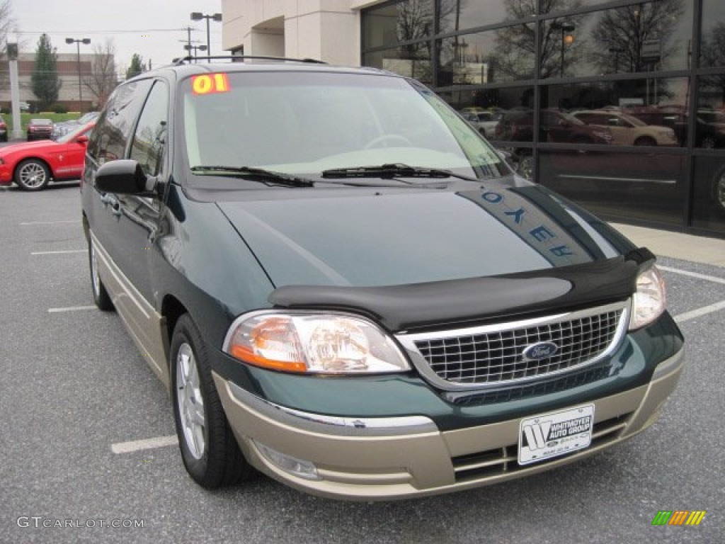 2001 Windstar SEL - Emerald Green Metallic / Medium Parchment photo #2
