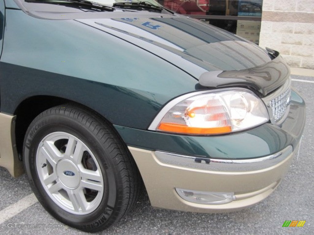 2001 Windstar SEL - Emerald Green Metallic / Medium Parchment photo #4