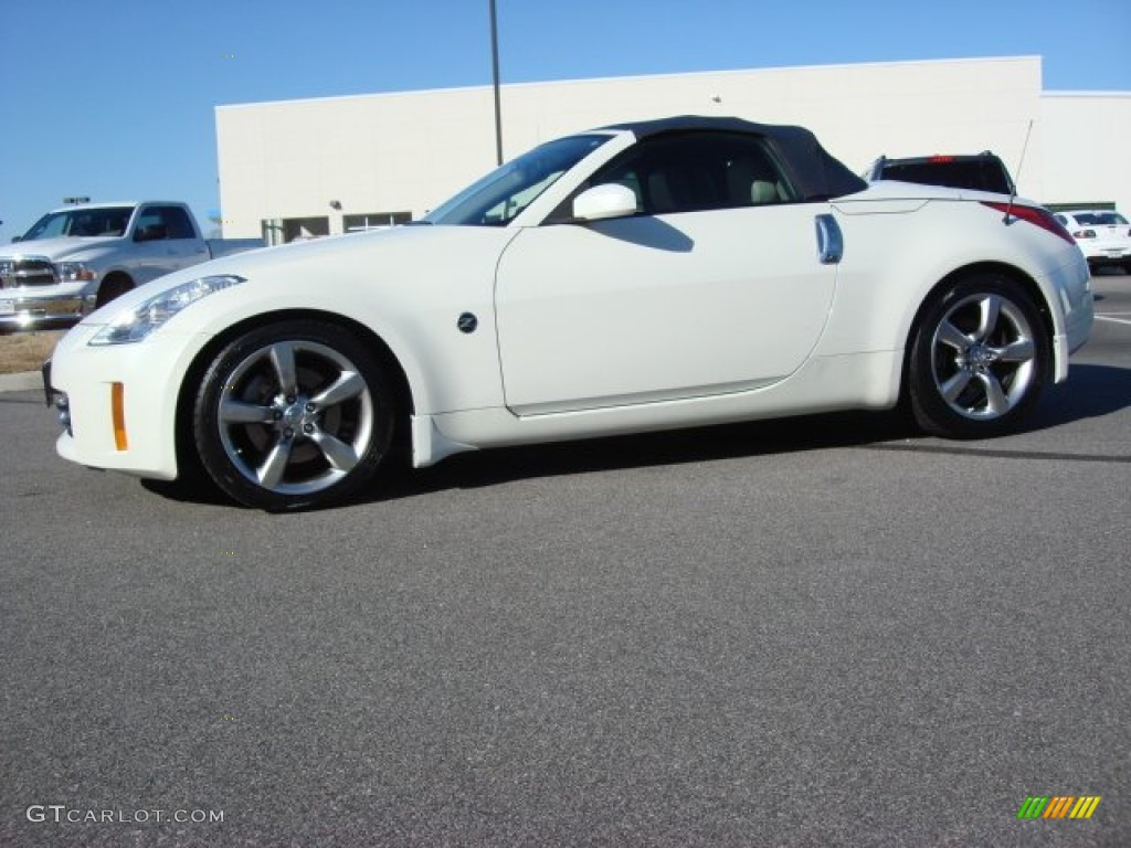 Pikes Peak White Pearl 2006 Nissan 350Z Touring Roadster Exterior Photo #58543967