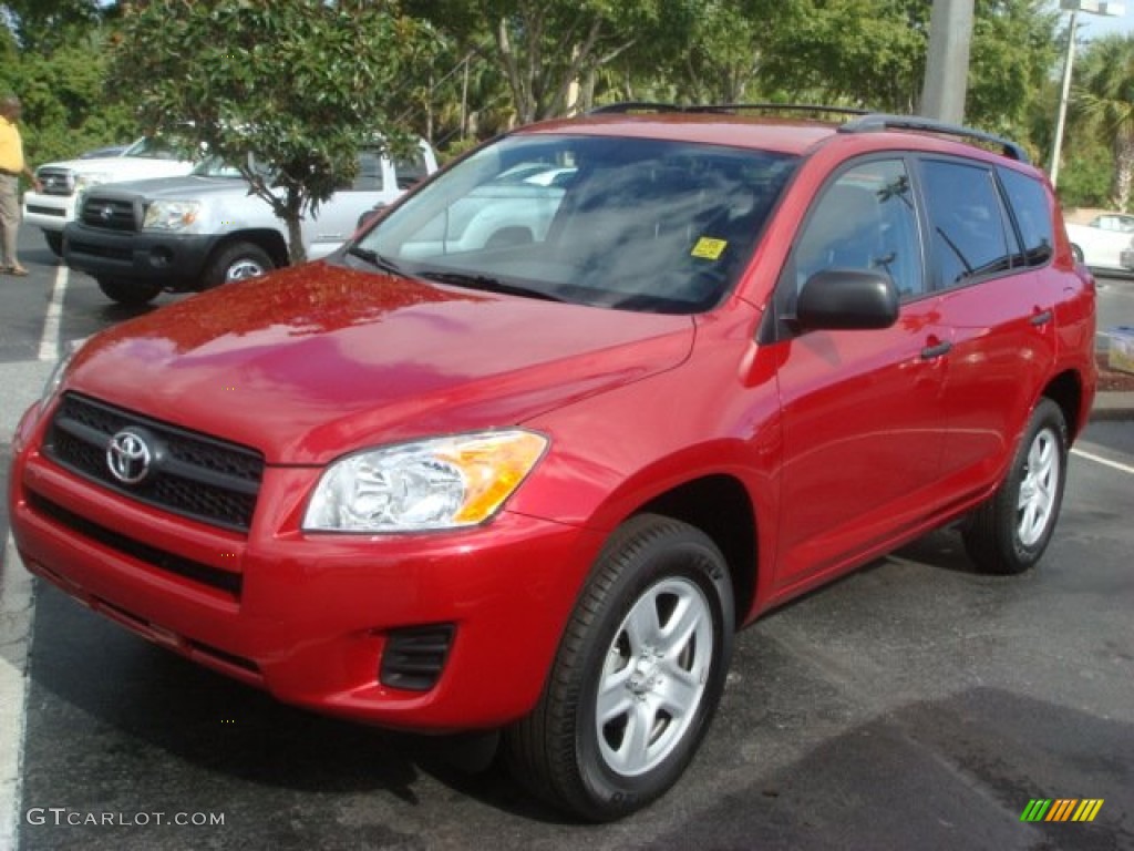 2011 RAV4 I4 - Barcelona Red Metallic / Ash photo #3