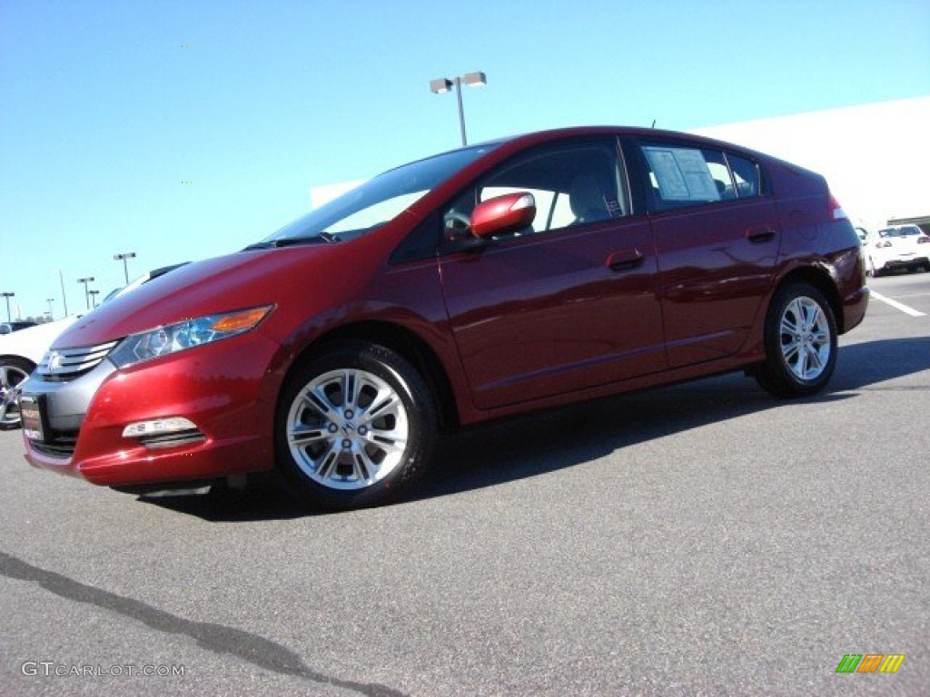 2010 Insight Hybrid EX - Tango Red Pearl / Gray photo #2