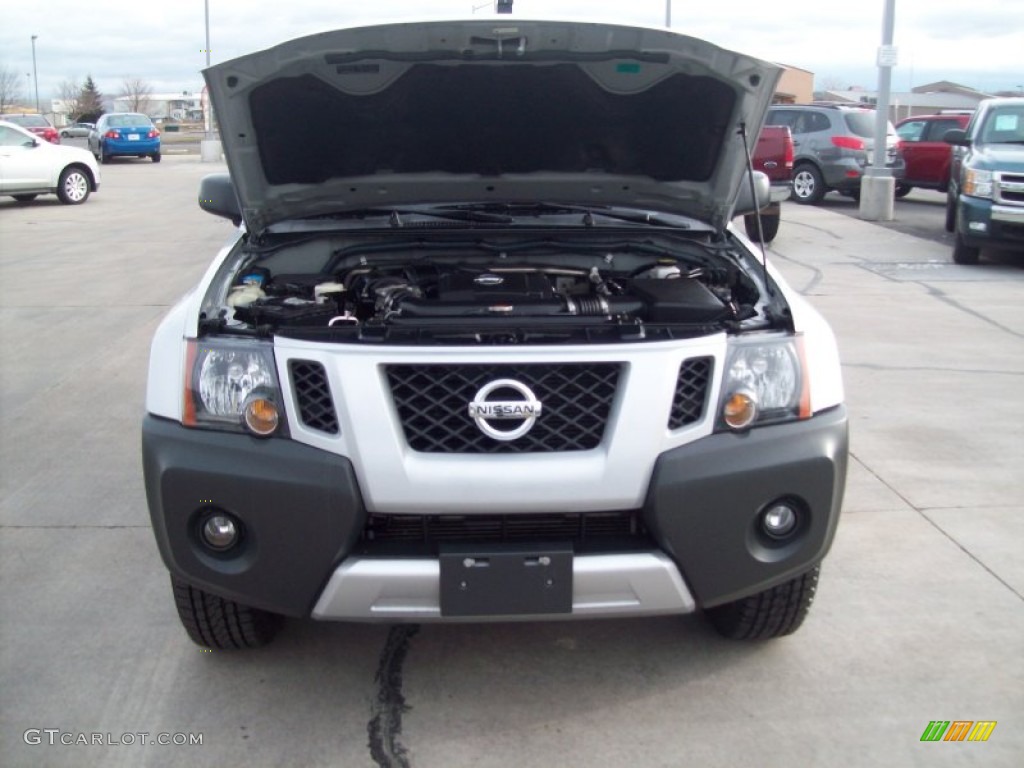 2010 Xterra S 4x4 - Silver Lightning Metallic / Gray photo #3