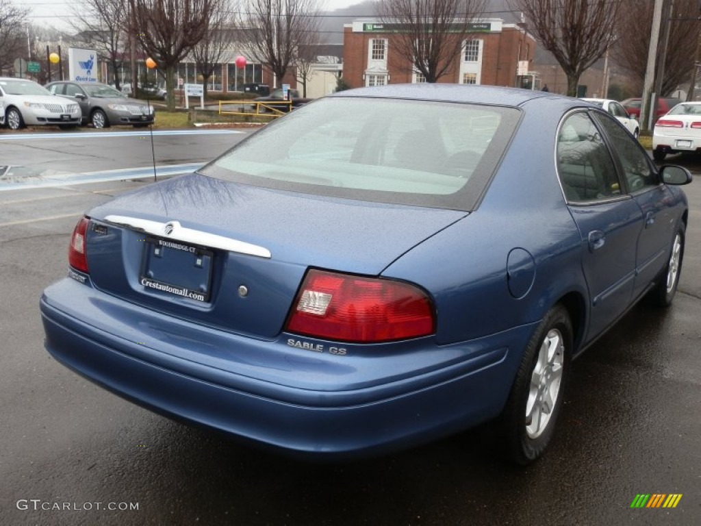 2002 Sable GS Sedan - Medium True Blue Metallic / Medium Graphite photo #4