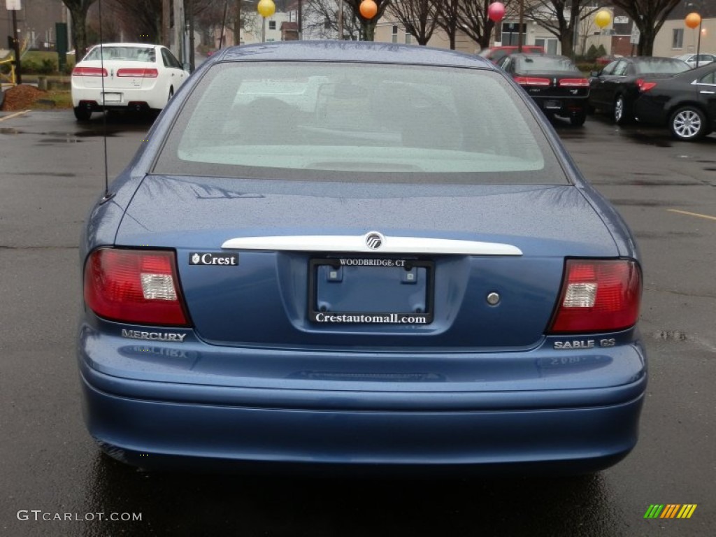 2002 Sable GS Sedan - Medium True Blue Metallic / Medium Graphite photo #5