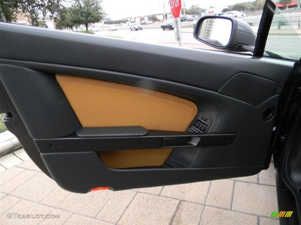2008 Aston Martin V8 Vantage Coupe Kestrel Tan Door Panel Photo #58546334