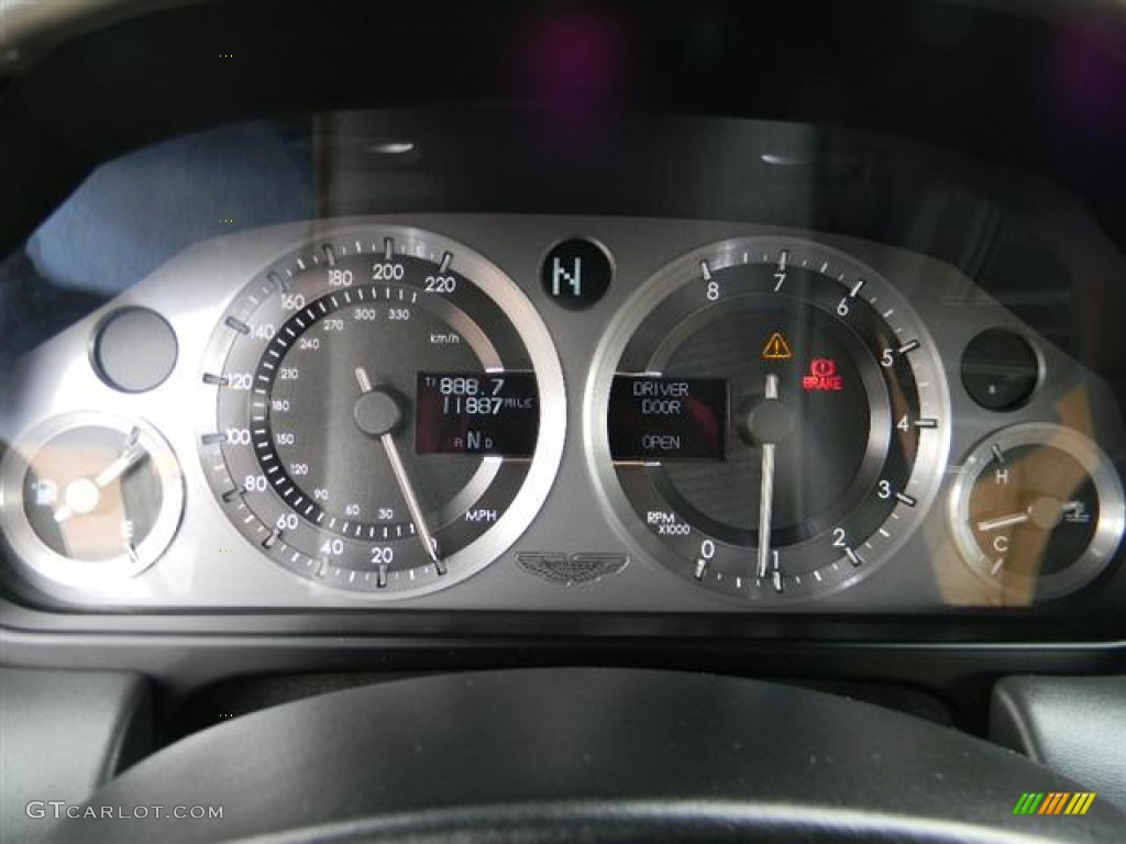 2008 Aston Martin V8 Vantage Coupe Gauges Photo #58546472