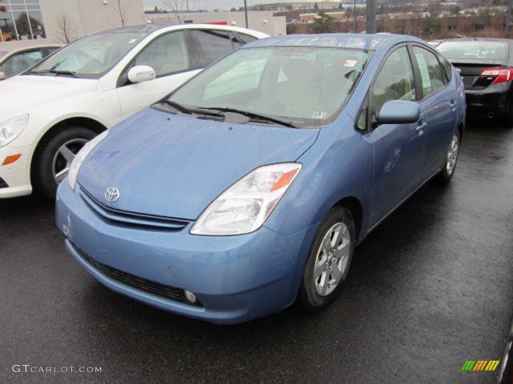 2004 Prius Hybrid - Seaside Pearl / Brown/Ivory photo #3