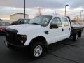 Oxford White - F250 Super Duty XL Crew Cab 4x4 Chassis Photo No. 3