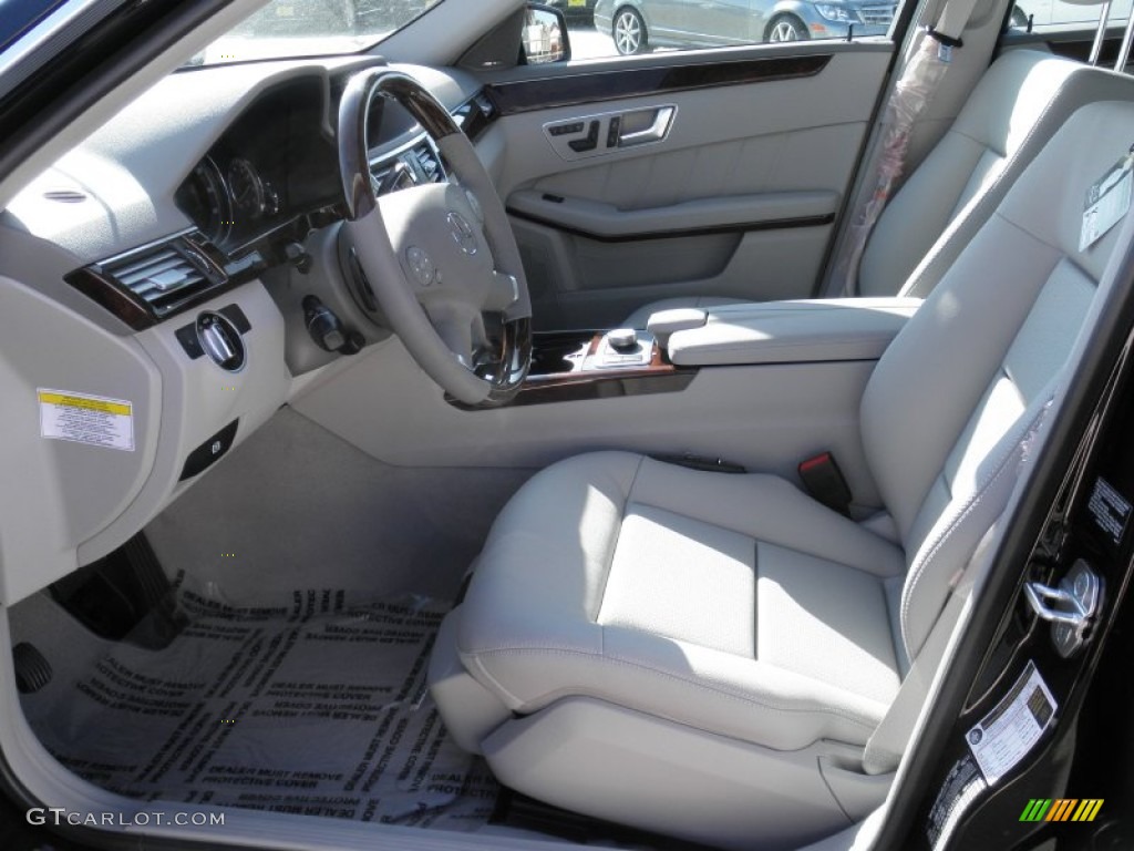 Ash/Dark Grey Interior 2012 Mercedes-Benz E 350 Sedan Photo #58547734