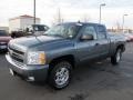 2008 Blue Granite Metallic Chevrolet Silverado 1500 LT Extended Cab 4x4  photo #3