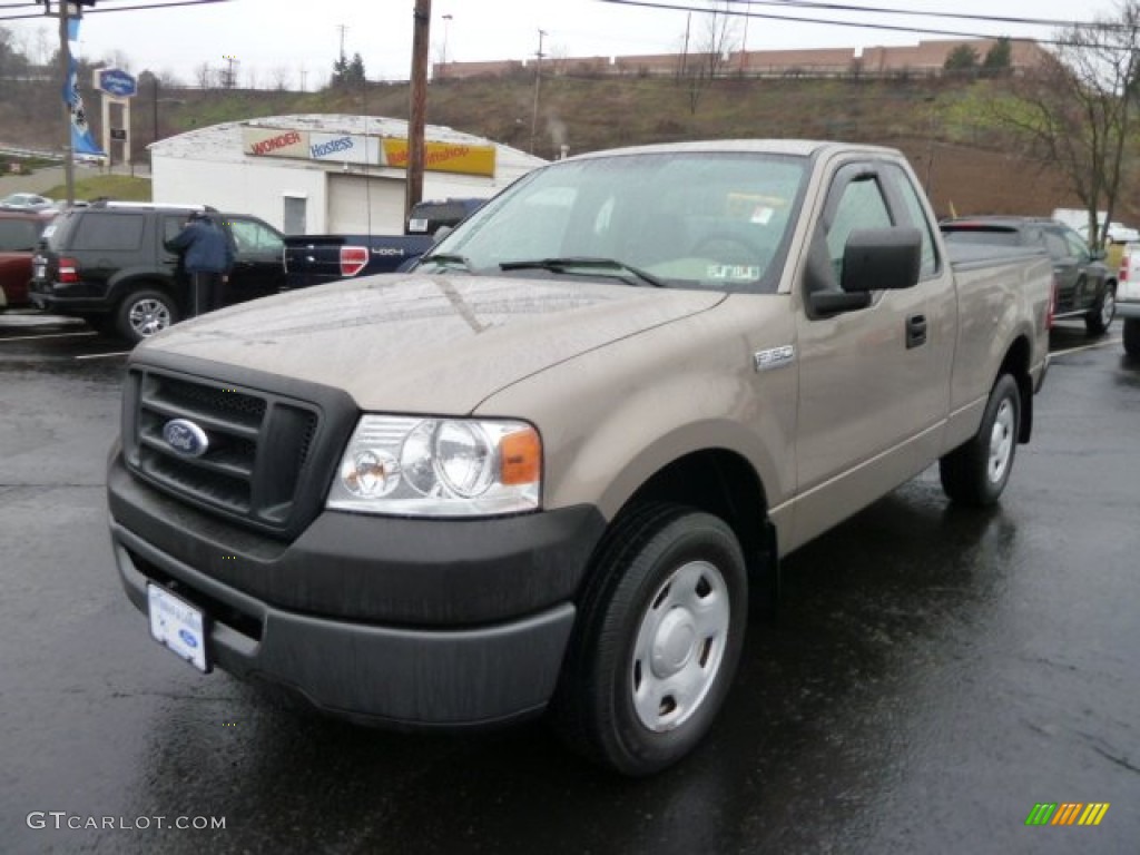 2006 F150 XL Regular Cab - Arizona Beige Metallic / Tan photo #5